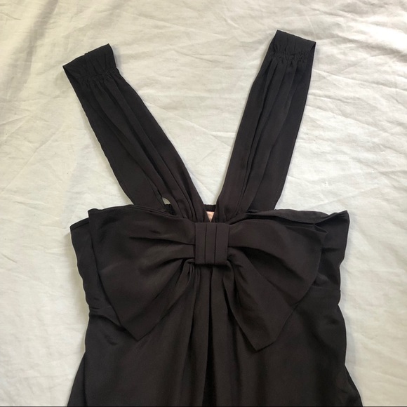 Rebecca Taylor NWOT Bow Back Silk Dress - Picture 6 of 9